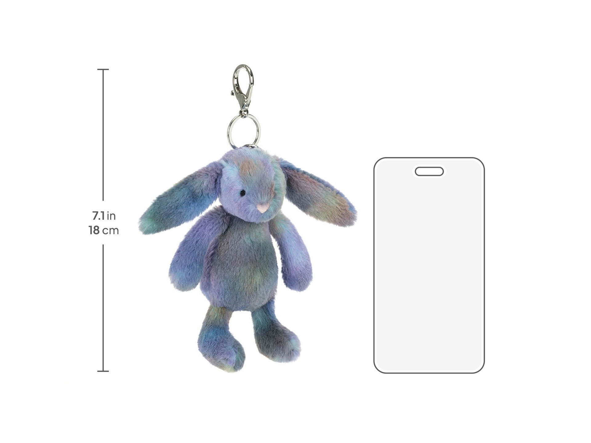 Jellycat Zodihop Luxe Bunny Bag Charm