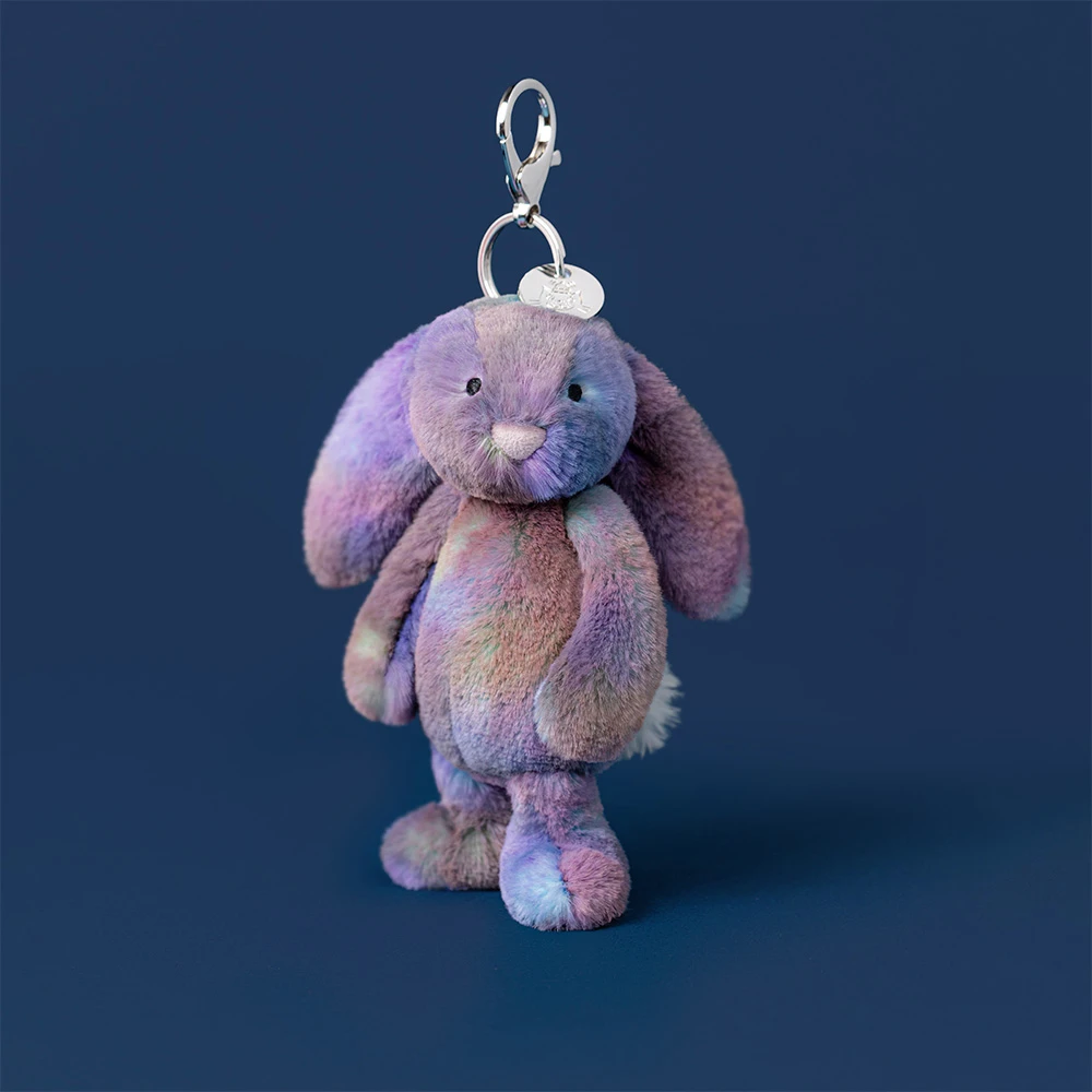 おやすみキャンディネグリジェ Jellycat Zodihop Luxe Bunny Bag Charm