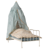 Bed Canopy Miniature in Mint from Maileg Bed Canopy Miniature in Mint from Maileg