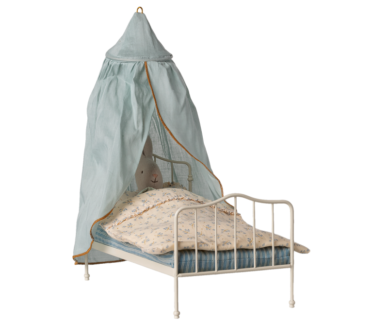 Bed Canopy Miniature in Mint from Maileg Bed Canopy Miniature in Mint from Maileg