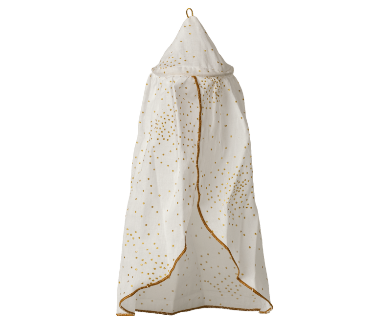 Maileg Bed Canopy Miniature in Off white Maileg Bed Canopy Miniature in Off white