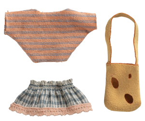 Maileg Clothes and Bag for Little Sister Mouse Maileg Clothes and Bag for Little Sister Mouse