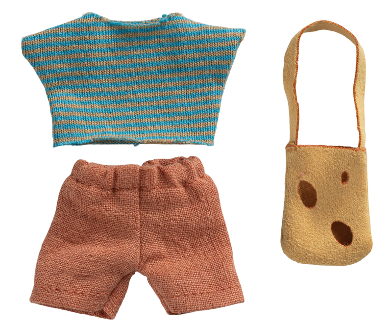 Maileg Clothes and Bag for Little Brother Mouse Maileg Clothes and Bag for Little Brother Mouse