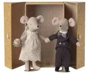 Maileg Wedding Mice Couple in Box