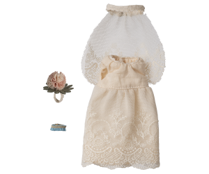 Maileg Wedding Dress for Mum Mouse Maileg Wedding Dress for Mum Mouse