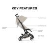 CYB_26_INT_y270_Libelle_key-features_BLK_DUGR Cybex Libelle Ultra Lightweight Travel Stroller
