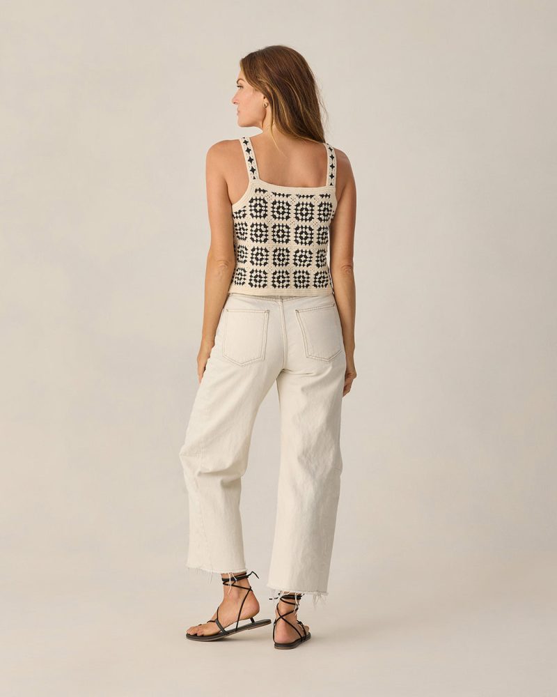 Crochet Tank in Abstract
