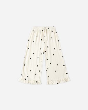 Rylee & Cru Wide Leg Pant in Polka Dot