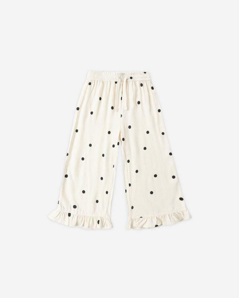 Rylee & Cru Wide Leg Pant in Polka Dot