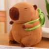 Showcase Capybara 9" Kawaii Plush with Turtle Backpack