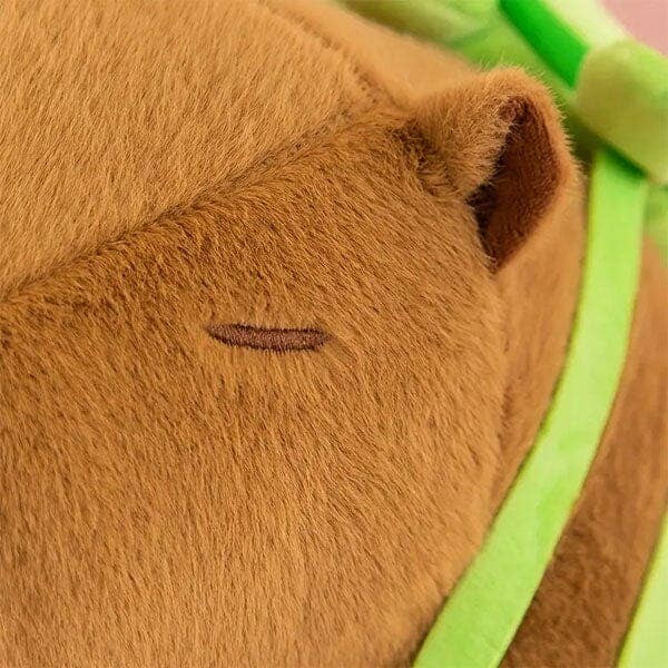 Showcase Capybara 9" Kawaii Plush with Turtle Backpack Toys