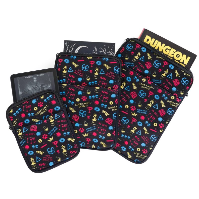 Hello Crawlers Book Sleeve Dungeon Crawler Carl - Small E-Reader from Kingdom of Threads Hello Crawlers Book Sleeve Dungeon Crawler Carl - Small E-Reader from Kingdom of Threads