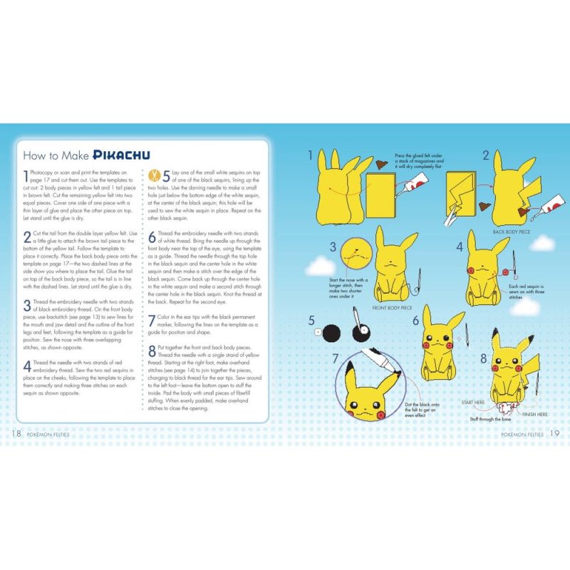 Pokemon Felties: How to Make 16 of Your Favorite Pokemon by Pikachu Press made by Simon & Schuster Pokemon Felties: How to Make 16 of Your Favorite Pokemon by Pikachu Press made by Simon & Schuster