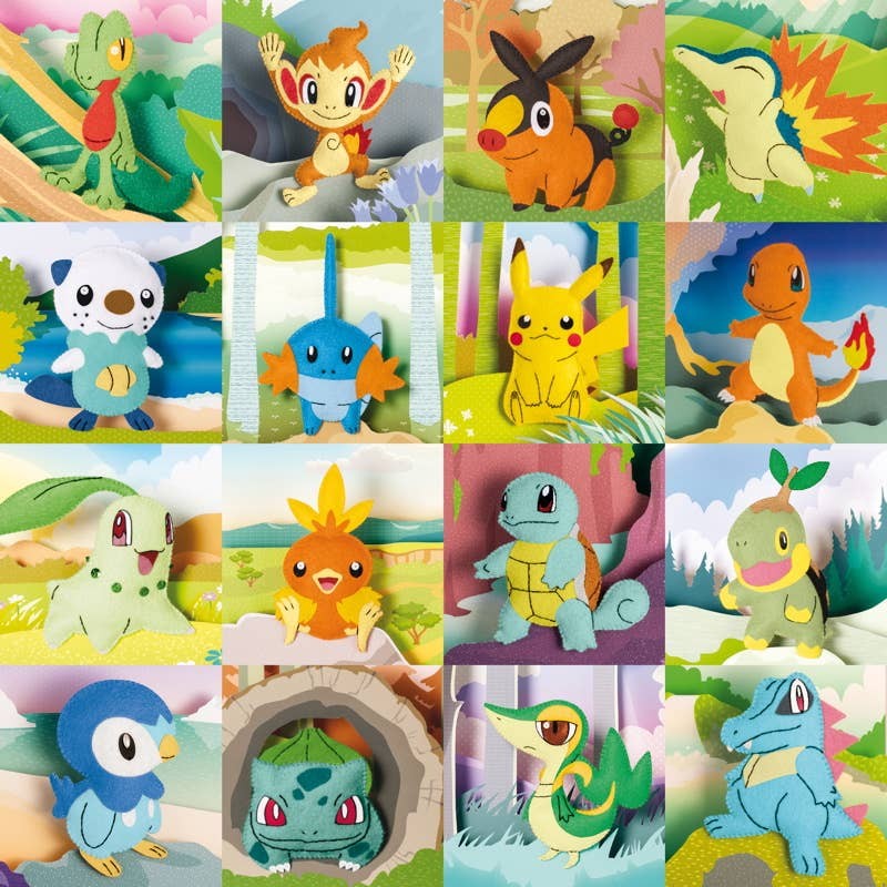 Simon & Schuster Pokemon Felties: How to Make 16 of Your Favorite Pokemon by Pikachu Press Children's Books Simon & Schuster Pokemon Felties: How to Make 16 of Your Favorite Pokemon by Pikachu Press Children's Books