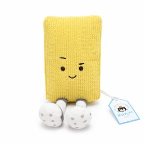 yellow_front Jellycat Amuseables Sports Warni Yellow Card