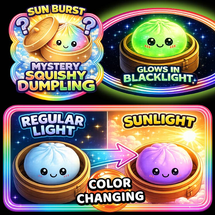 Fun Doh Color Changing Dumpling Squishy Toy from Novelty Brands Fun Doh Color Changing Dumpling Squishy Toy from Novelty Brands
