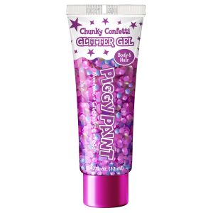 Piggy Paint Glitter Gel Body & Hair Neon Purple