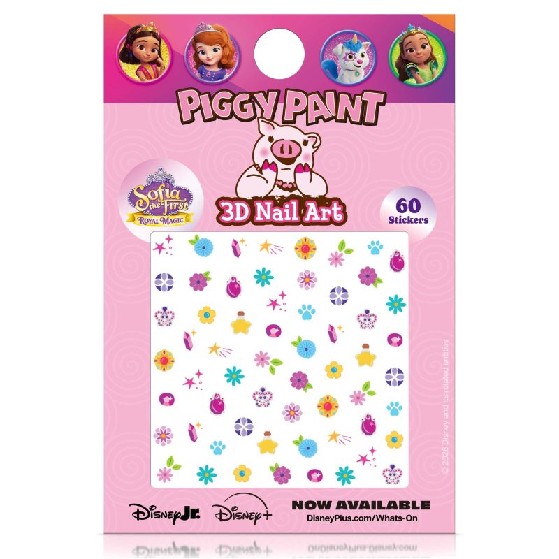 Piggy Paint Sofia the First 3D Nail Art Stickers Piggy Paint Sofia the First 3D Nail Art Stickers
