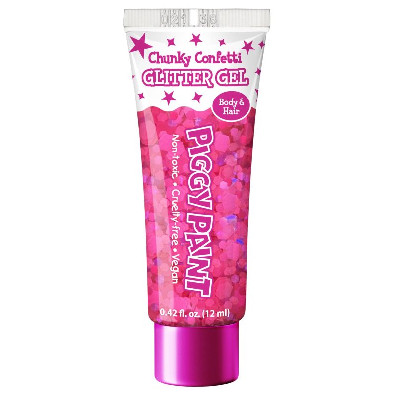 Piggy Paint Glitter Gel Body & Hair Neon Pink Piggy Paint Glitter Gel Body & Hair Neon Pink