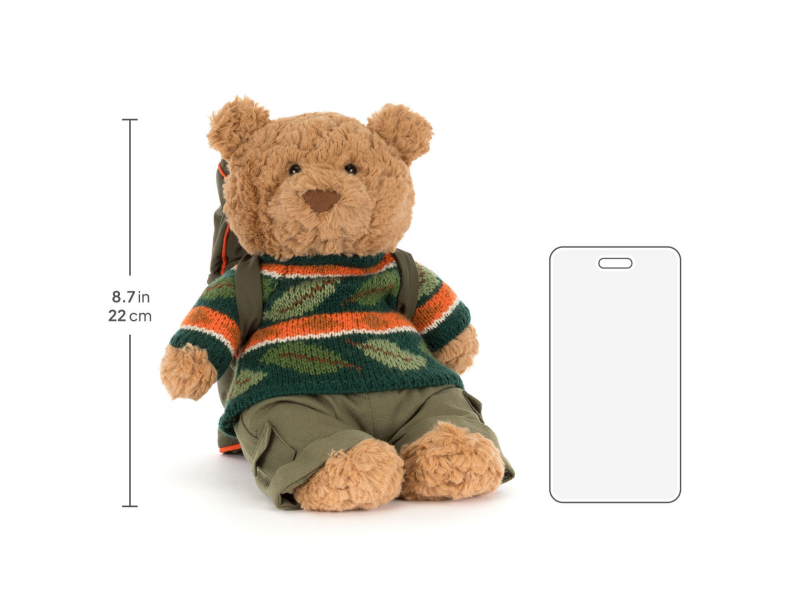 Jellycat Bartholomew Bear Hiking Outfit part of our collection Jellycat Bartholomew Bear Hiking Outfit part of our collection