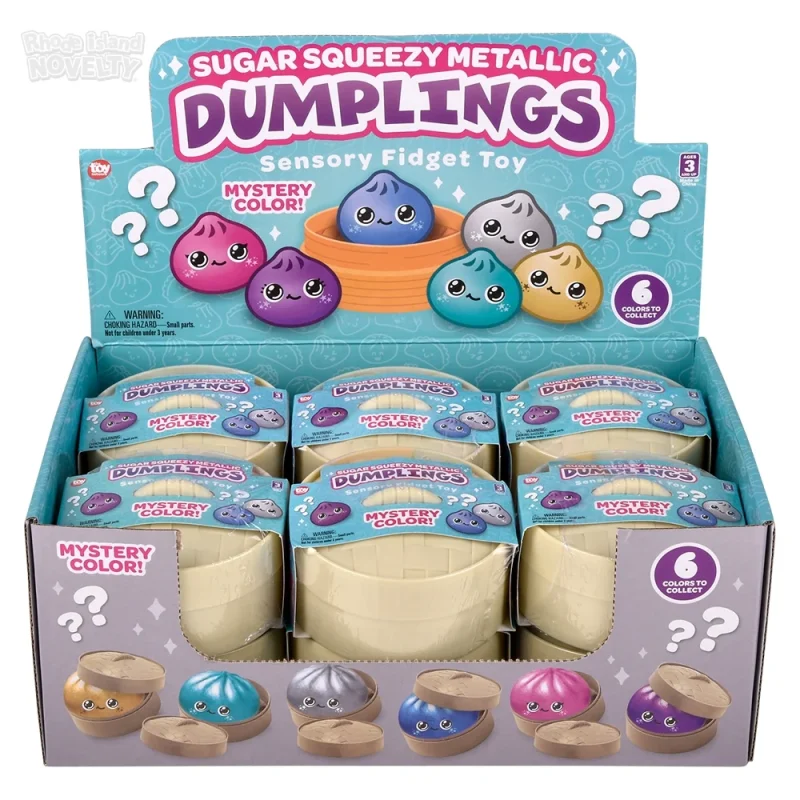 Sugar Squeezy Metallic Surprise Dumplings 3 Inch from Toy Network Sugar Squeezy Metallic Surprise Dumplings 3 Inch from Toy Network