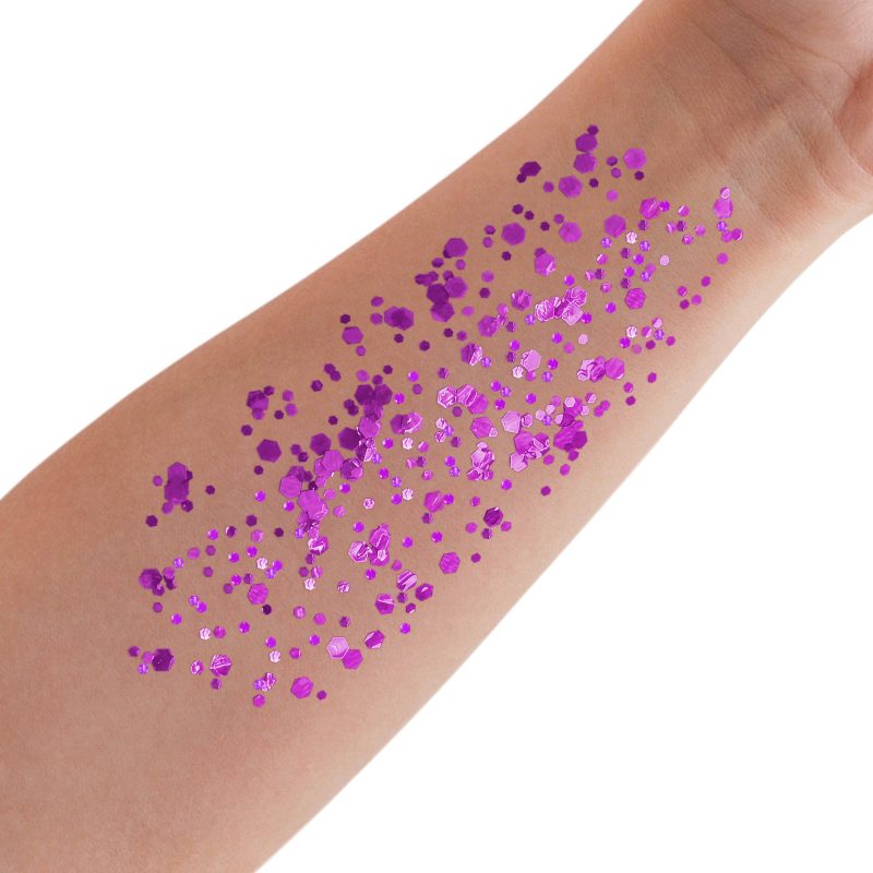 Glitter Gel Body & Hair Neon Purple made by Piggy Paint Glitter Gel Body & Hair Neon Purple made by Piggy Paint