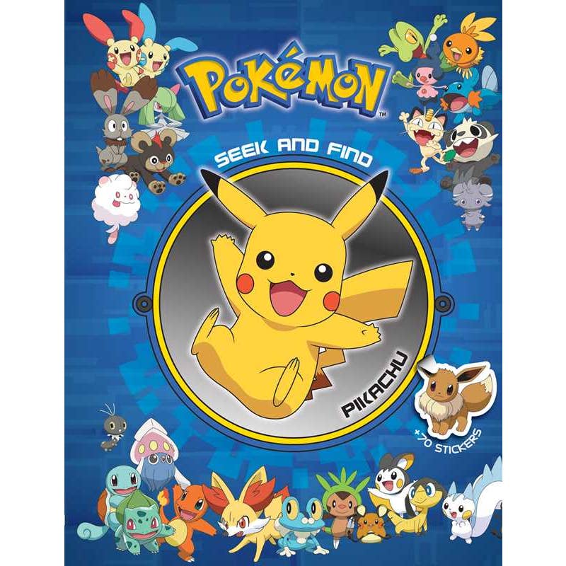 pokmon-seek-and-find-pikachu-by-vizunknown Pokemon Seek and Find: Pikachu Hardcover Book