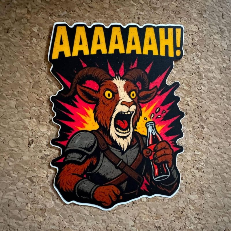 Queen Anne Chonk & Co Prepotente AHHHHHHHH! Vinyl Sticker Queen Anne Chonk & Co Prepotente AHHHHHHHH! Vinyl Sticker