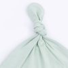 Solid Cameo Green Knotted Gown and Hat made by Angel Dear Solid Cameo Green Knotted Gown and Hat made by Angel Dear