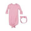 Angel Dear Solid Rose Elegance Knotted Gown and Headband Angel Dear Solid Rose Elegance Knotted Gown and Headband