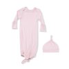 Angel Dear Solid Veiled Pink Knotted Gown and Hat Angel Dear Solid Veiled Pink Knotted Gown and Hat
