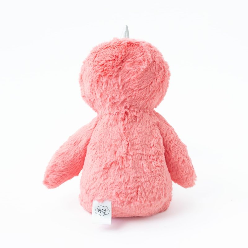 Slumberkins Coral Pink Narwhal Growth Mindset Kin Set with 2 Books available at Blossom