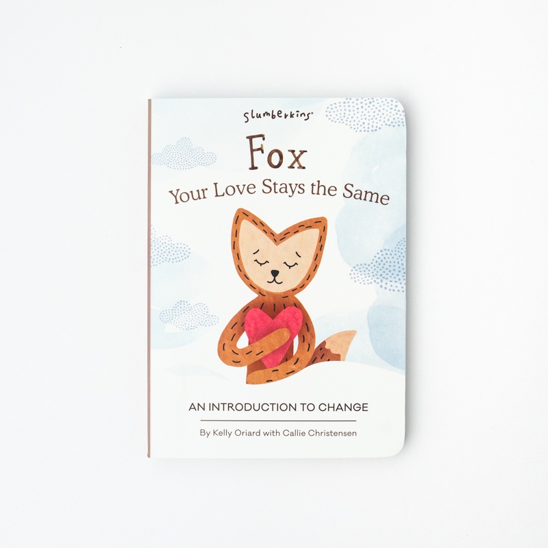 Fox Navigating Change Snuggler Set with 2 Books made by Slumberkins