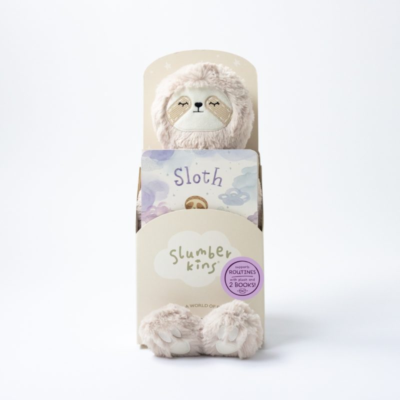Slumberkins Sloth Routines Kin Set with 2 Books