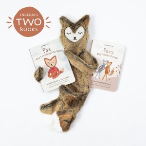 Slumberkins Fox Navigating Change Snuggler Set with 2 Books