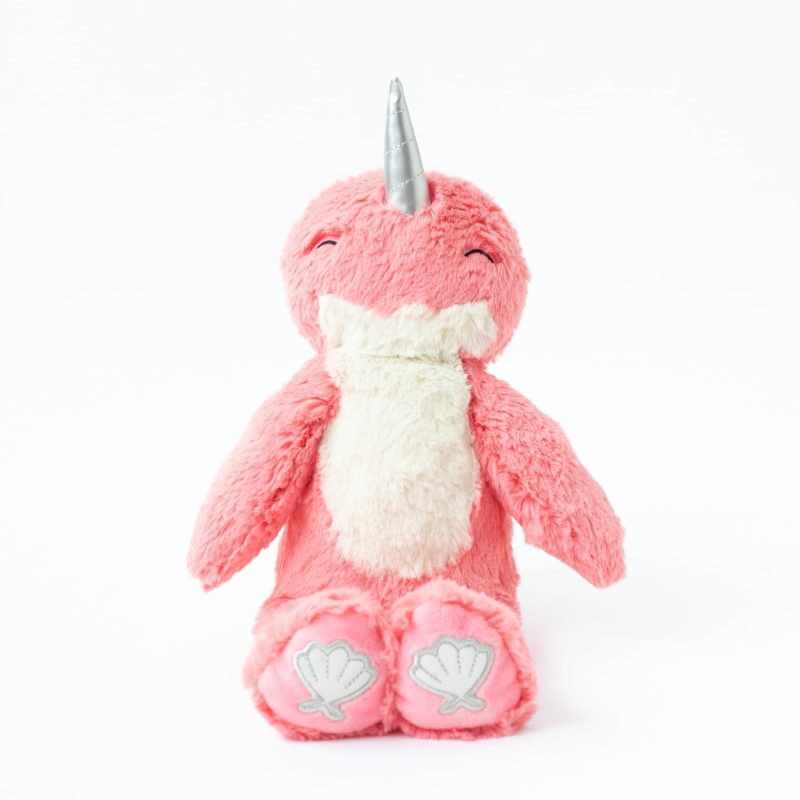 Slumberkins Coral Pink Narwhal Growth Mindset Kin Set with 2 Books Toys