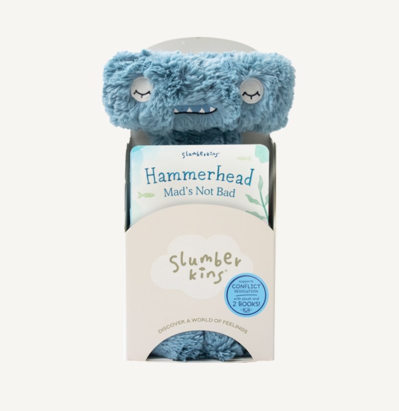 Slumberkins Hammerhead Conflict Resolution Snuggler Set with 2 Books part of our  collection