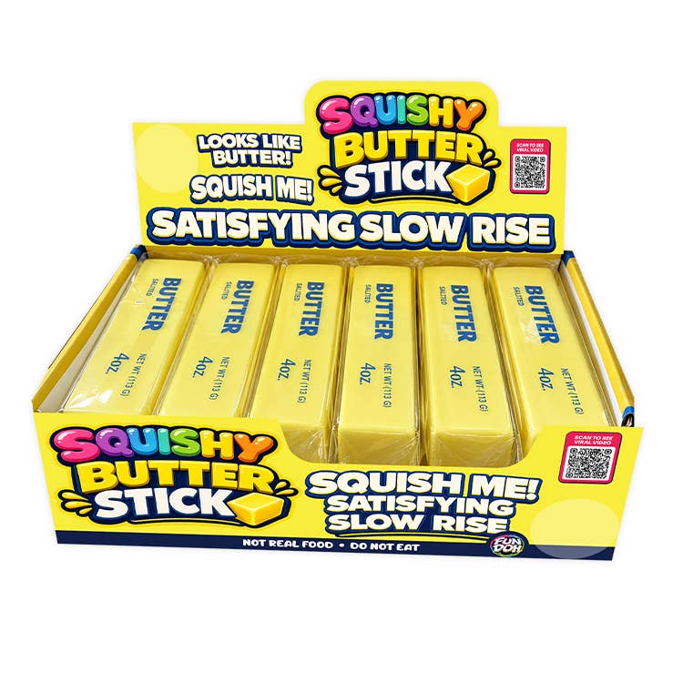 Novelty Brands Fun Doh Slow Rise 6 Inch Butter Toy