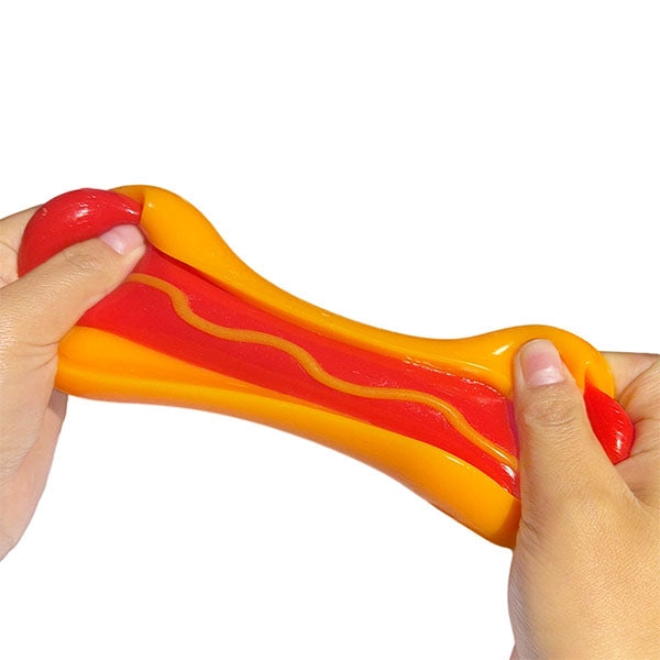 Taba Squishies Peelables Hot Dog from Showcase Taba Squishies Peelables Hot Dog from Showcase
