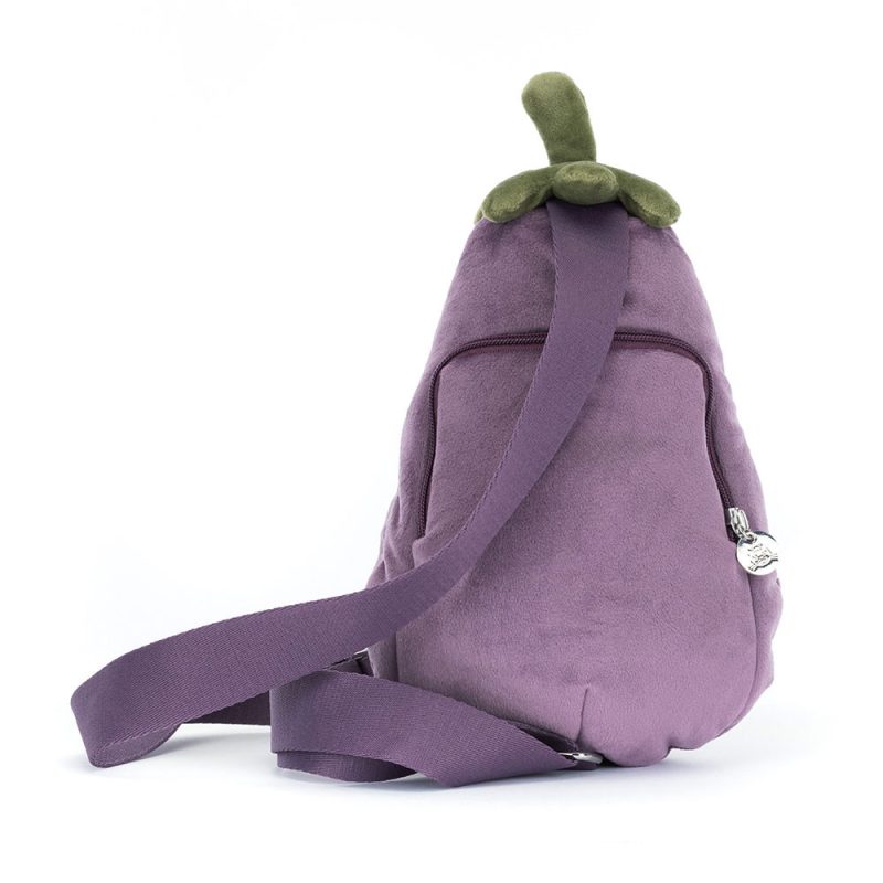 Jellycat Amuseables Eggplant Bum Bag part of our  collection