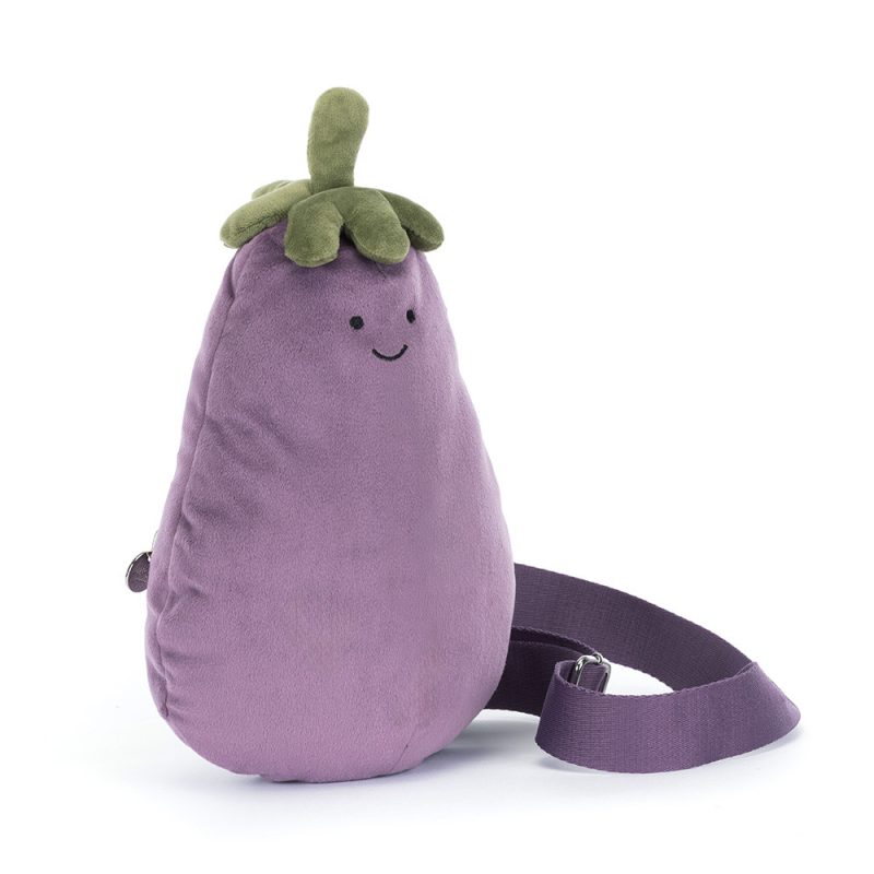 Amuseables Eggplant Bum Bag from Jellycat
