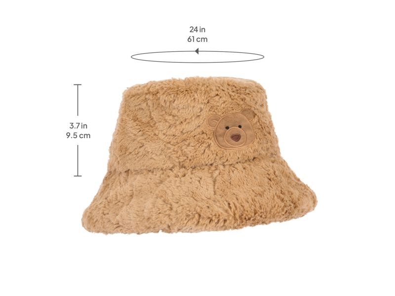 Jellycat Bartholomew Bear Fluffleshade Hat L/XL available at Blossom