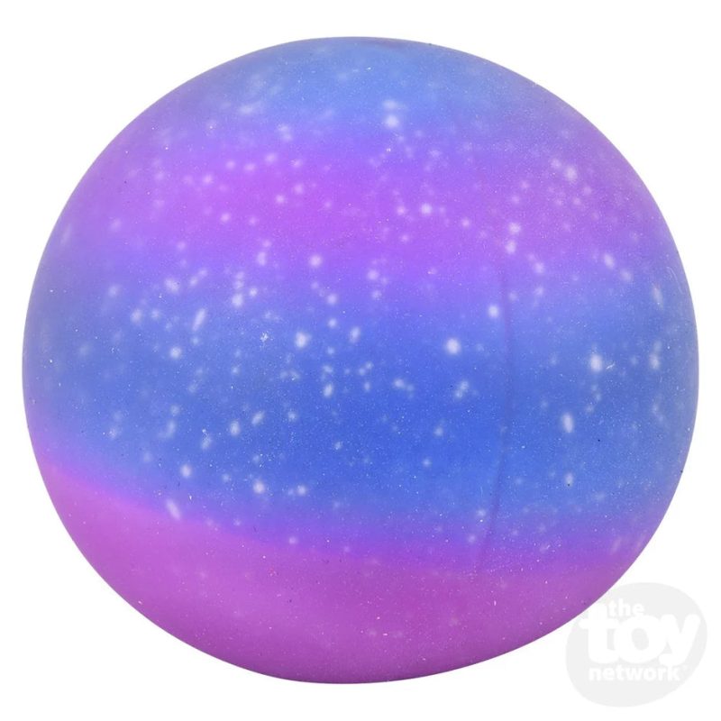 Squish and Stretch Galaxy Gummy Ball 2.5 Inch made by Toy Network