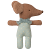 Sleepy Wakey Baby Mouse in Matchbox Blue available at Blossom Sleepy Wakey Baby Mouse in Matchbox Blue available at Blossom