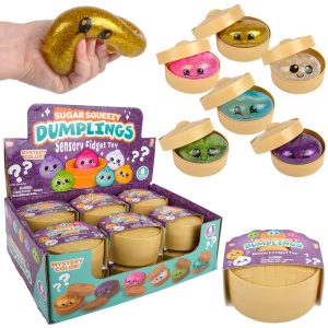Toy Network Squeezy Sugar Glitter Mystery Dumplings 3.5 Inch Toy Network Squeezy Sugar Glitter Mystery Dumplings 3.5 Inch