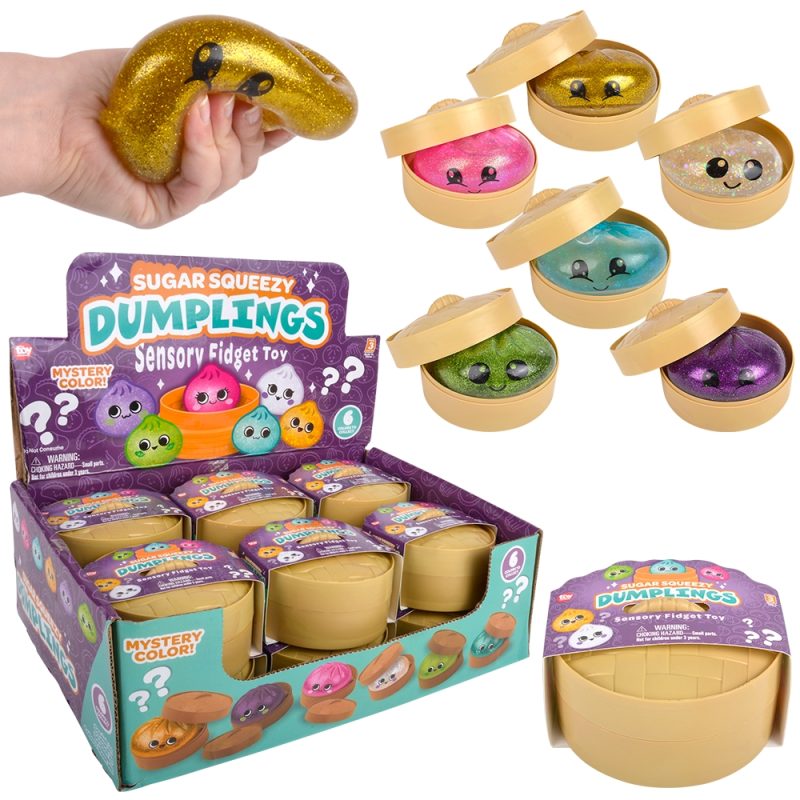 Toy Network Squeezy Sugar Glitter Mystery Dumplings 3.5 Inch