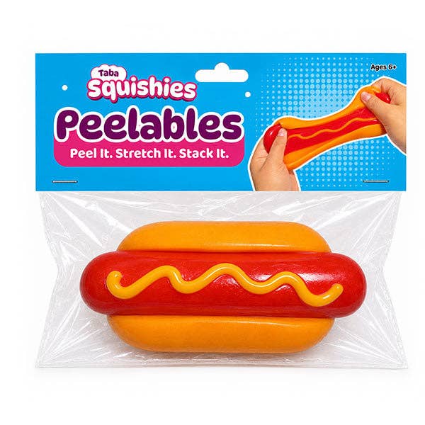 Showcase Taba Squishies Peelables Hot Dog Showcase Taba Squishies Peelables Hot Dog