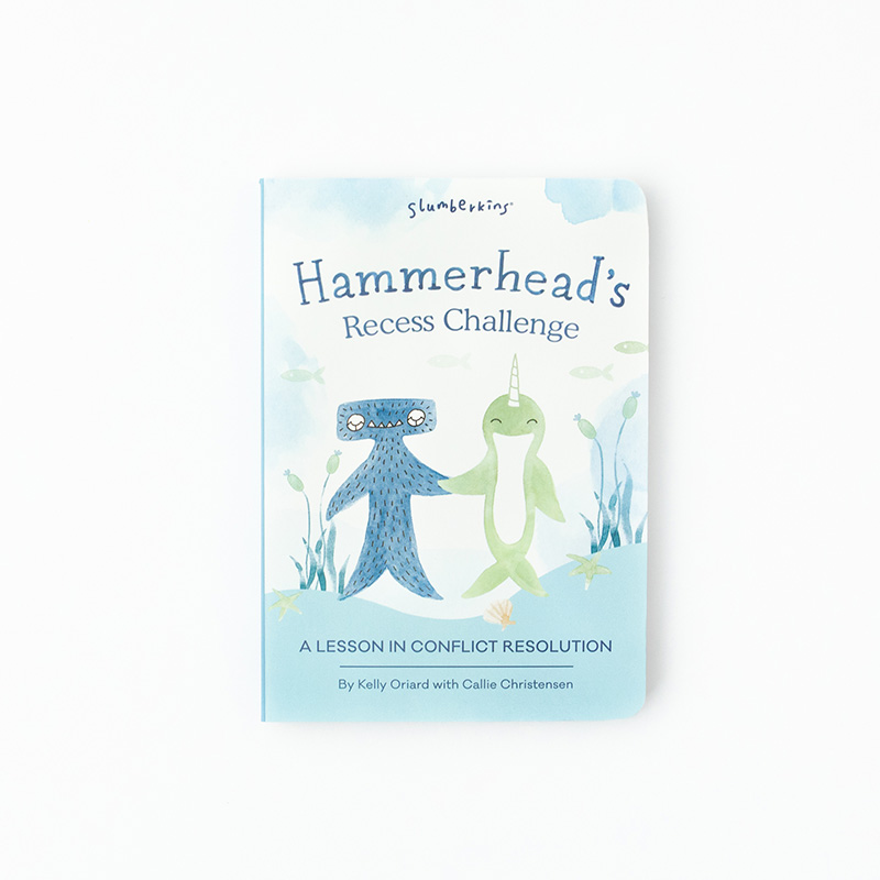 Slumberkins Hammerhead Conflict Resolution Kin Set with 2 Books available at Blossom