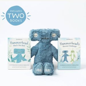 Slumberkins Hammerhead Conflict Resolution Kin Set with 2 Books