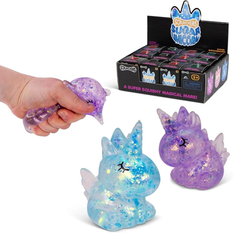 Showcase Scrunchems® Sugar Unicorn Squishy available at Blossom Showcase Scrunchems® Sugar Unicorn Squishy available at Blossom